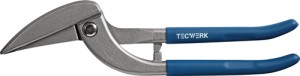 Nożyce do blachy Pelikan dł. całk. 300 mm prawe stal wysokogatunkowa powłoka z t