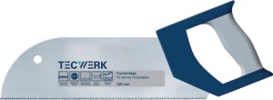 Piła do forniru brzeszczot 325 mm zębów na cal 15 uchwyt 2-komponentowy komfort