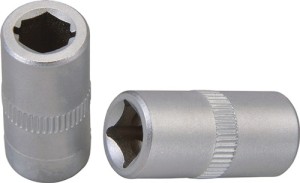 Adapter czop czworokątny napędu 1/4 cal. końcówka sześciokątna 1/4 cal. długość