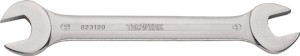 Klucz płaski dwustronny 27 x 32 mm długość 299 mm chromowany TECWERK