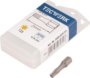 Bit P829173 1/4 cal. T 25 długość 25 mm strefa skrętu TECWERK