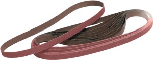 Taśma szlifierska długość 330 mm szer. 10 mm uziarn. 60 do drewna / metalu korun