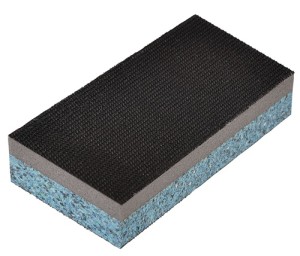 Blok szlifierski na rzepy l123xB68mm twardy / miękki TECWERK