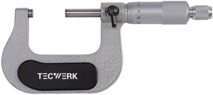 Mikrometr kabłąkowy DIN 863/1 25–50 mm śred. wrzeciona 6,5 mm TECWERK