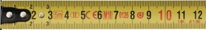 Miara zwijana długość 3 m szerokość 16 mm mm/cm EG II tworzywo sztuczne chrom TW