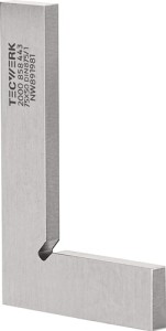 Kątownik DIN 875/I długość ramienia 400 x 265 mm bez ogranicznika TECWERK