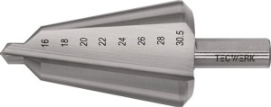 Wiertło stożkowe do blachy zakres wiercenia 16–30,5 mm HSS długość całkowita 76