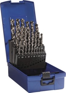 Zestaw wierteł krętych DIN 338 typ TFL śred. znamionowa 1–13 x 0,5 mm HSS-Co5 az