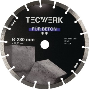 Diamentowa tarcza tnąca BETON Ø 230mm otw. 22, 23mm szer. segm. 38, 5mm wys. seg