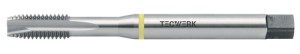 Gwintownik maszynowy DIN 371B AL M8 x 1,25 mm HSS-Co 6H TECWERK