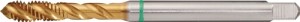 Gwintownik maszynowy DIN 371C UNIWERSALNY M8 x 1,25 mm HSS-Co TiN 6H TECWERK