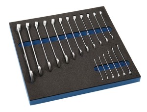 Moduł narzędziowy 18-części moduł 2/3 rozmiary klucza 6-24 mm TECWERK