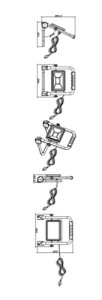 Reflektor diodowy 30 W 2200 lm 5 m H07RN-F 3 x 1 mm² IP65 TECWERK