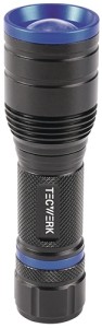 Latarka kieszonkowa LED 150-500 lm 3xAAA 100/170m czarny TECWERK