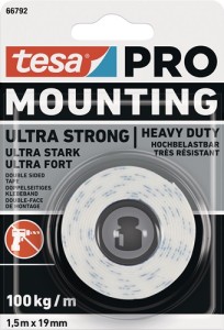 Taśma montażowa Mounting PRO Ultra Strong 66792 biały długość 1,5 m, szerokość 1