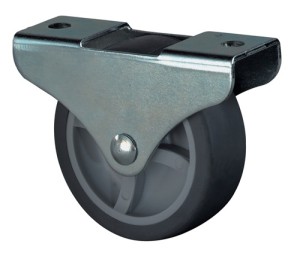 Rolka łożyskowa śred. koła 30 mm udźwig 35 kg materiał rolki guma termoplastyczn