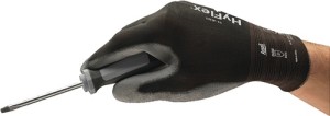 Rękawica HyFlex 11-601 wielkość 10 czarno/szara EN 388 kategoria OWO II nylon z