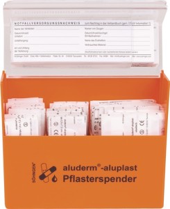 Dozownik do plastrów aluderm-aluplast szer. 160 x wys. 122 x gł. 57 ok. mm SÖHNG