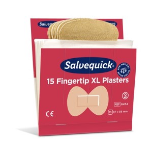 Pasek plastra Salvequick elastyczne 6 opakowanie uzupełniające po 15 szt. SALVEQ