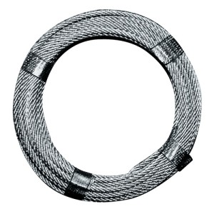 Lina stalowa śred. 3,0 - 4,0 mm dł. 10 m 6 x 7 + 1 FE min. siła zerwania 5,28 kN
