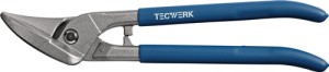 Nożyce do blachy Ideal długość 260 mm lewe stal maks. 0,8 mm stal szlachetna mak
