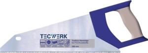 Piła ręczna długość arkusza 350 mm 12 drobne specjalne uzębienie TECWERK