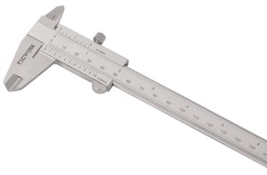 Suwmiarka DIN 862 150 mm ze śrubą ustalającą prostokątny odczyt bez paralaksy PR