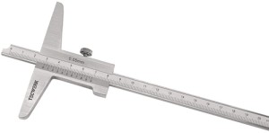 Głębokościomierz suwmiarkowy DIN 862 200 mm prosta szyna pomiarowa 10 x 4,5 mm