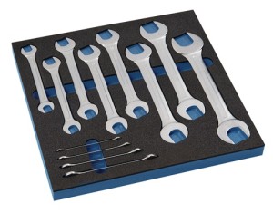 Moduł narzędziowy 12-części moduł 2/3 rozmiary klucza 6 x 7-30 x 32 mm TECWERK