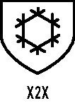 Rękawica ochronna do niskich temperatur Rasmussen wielkość 8 pomarańczowo/czarna