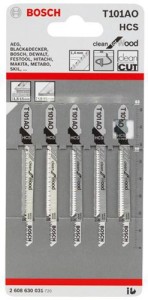 Brzeszczot do wyrzynarki T 101 AO dł. całk. 83 mm podziałka uzębienia 1,4 mm HCS
