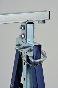 Kozioł roboczy wysokość maks. 1310 mm rura stalowa regulacja wysokości BRENNENST