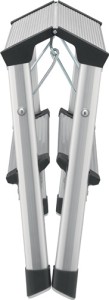 Podest składany stopnie łącznie z platformą 2 wysokość platformy 400 mm aluminiu