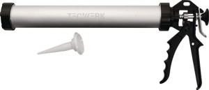 Ręczny pistolet do spoinowania Profi zamknięty do wkładów 310 ml/worki do 600 ml