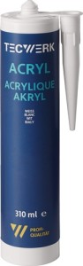 Akryl 310 ml biały kartusz TECWERK