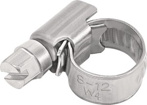 Opaska ślimakowa do węży 12–20 mm W4 szerokość taśmy 9 mm woreczek TECWERK