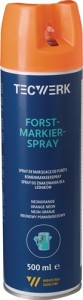 Spray do znakowania dla leśników pomarańczowy neonowy 500 ml puszka z aerozolem