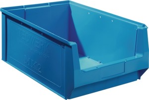 Skrzynka regałowa z ot. przednią częścią dł. 500/450 x szer.310 x wys. 200 mm PE