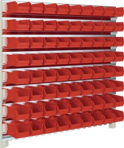 Zestaw skrzynek z otwartą przednią cz. wys.1000xszer.1010xgł.180 mm stal ocynk.