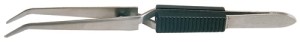 Pęseta krzyżowa do lutowania dł. całk. 160 mm wygięte końcówki stal szlachetna