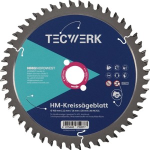 Brzeszczot do piły tarczowej ręcznej Ø zewn. 160mm liczba zębów 48 HLTCG otw. 20