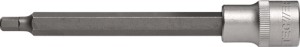 Klucz nasadowy 1/2 cal. wewn. 6-kątowy rozmiar klucza 6 mm długość 140 mm TW