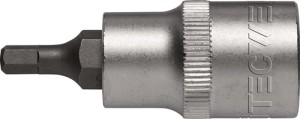 Klucz nasadowy 1/2 cal. wewn. 6-kątowy rozmiar klucza 5 mm długość 55 mm TECWERK