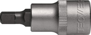 Klucz nasadowy 1/2 cal. wewn. 6-kątowy rozmiar klucza 7 mm długość 55 mm TECWERK