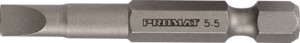 Bit do wkrętów z rowkiem prostym 4,5 mm długość 50 mm 1/4 cal. E6,3 grubość ostr