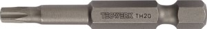 Bit 1/4 cal. T 25 długość 50 mm z otworem TECWERK