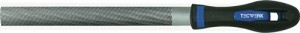 Pilnik warsztatowy DIN 7261 długość 250 mm przekrój 25 x 7 mm nacięcie 2 półokrą