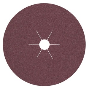 Tarcza fibrowa śred. 115 mm uziarnienie 120 do drewna / metalu korund TECWERK