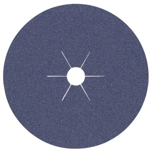 Tarcza fibrowa śred. 115 mm uziarnienie 36 INOX korund cyrkonowy TECWERK