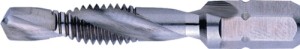 Gwintownik uniwersalny HSSG 1/4 cal. 6-kątowy M5x4,2 mm podziałka gwintu 0,80 mm